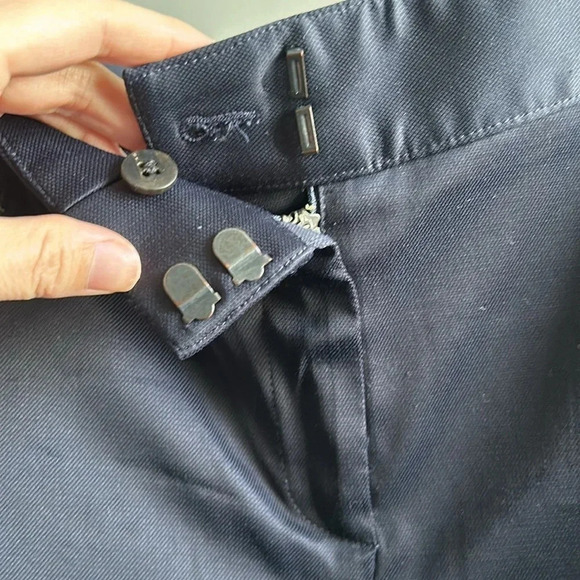 Veronica Beard Ash Dark Navy Skinny Pants | Veronica Beard Zipper Pants - Picture 8 of 16